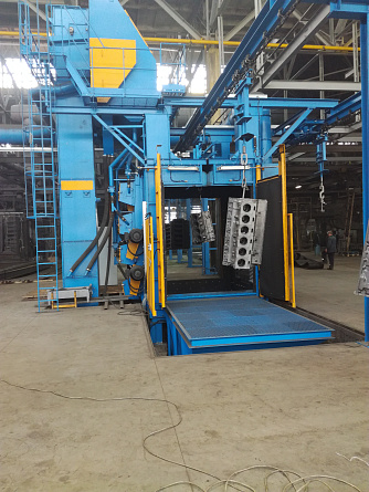 Запуск на ПАО ТМЗ трех дробеметных установок