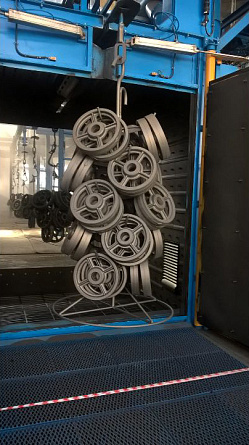 Запуск на ПАО ТМЗ трех дробеметных установок