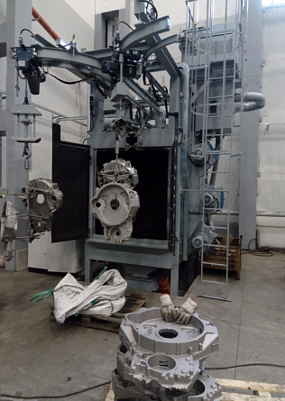 Запуск на ОАО ТМЗ дробеметной установки STEM для алюминиевых отливок