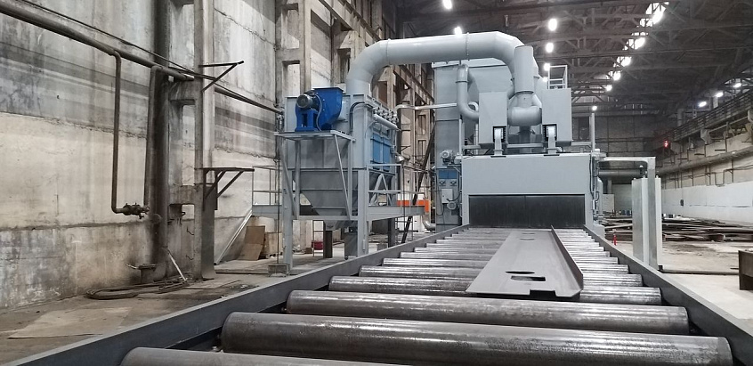 Запуск на ЗАО Брянский автомобильный завод новой  дробеметной установки STEM