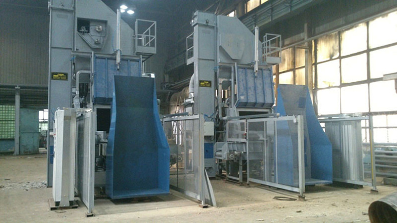 Запуск на ОАО ОМСКТРАНСМАШ дробеметных установок STEM барабанного типа