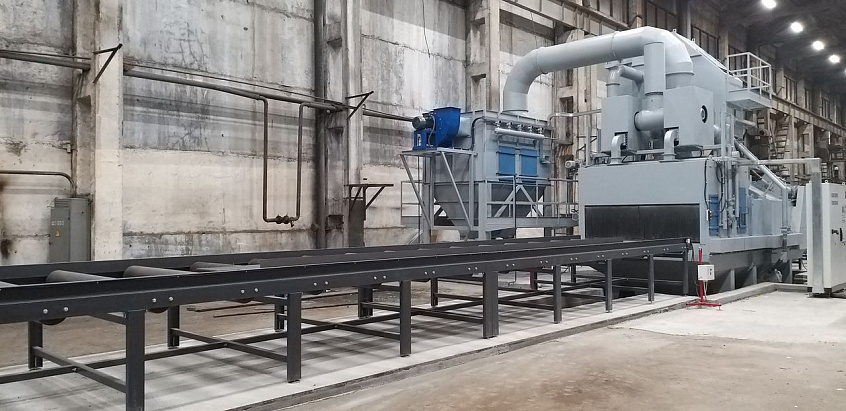 Запуск на ЗАО Брянский автомобильный завод новой  дробеметной установки STEM