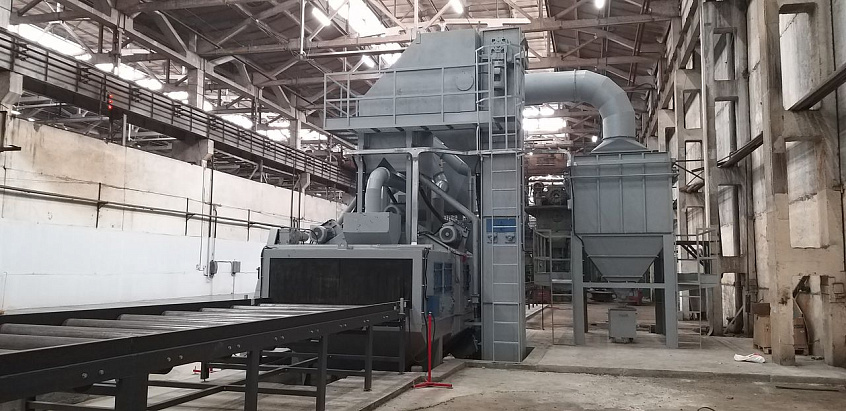 Запуск на ЗАО Брянский автомобильный завод новой  дробеметной установки STEM