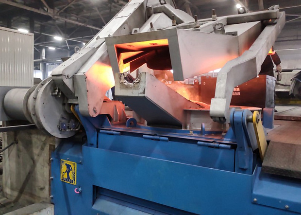 Запуск на ООО КМЗ плавильного комплекса OTTO JUNKER MFT 2x3000 т
