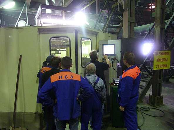 Запуск на ОАО НСЗ стержневого автомата AHB