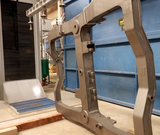 Запуск на ОАО ТВЗ дробеметной машины STEM проходного типа