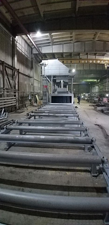 Запуск на ООО УЗМК новой  дробеметной установки STEM