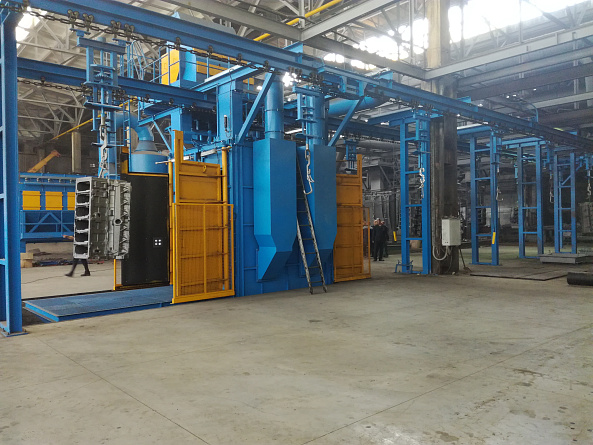 Запуск на ПАО ТМЗ трех дробеметных установок