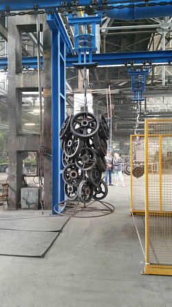 Запуск на ПАО ТМЗ трех дробеметных установок