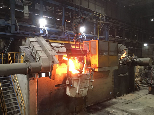 Запуск на ООО МРК плавильного комплекса OTTO JUNKER MFT 2x8000 т