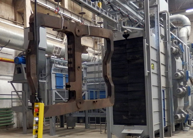 Запуск на ОАО ТВЗ дробеметной машины STEM проходного типа