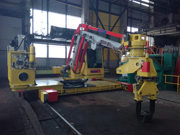 Запуск большого манипулятора на ОАО Силовые Машины