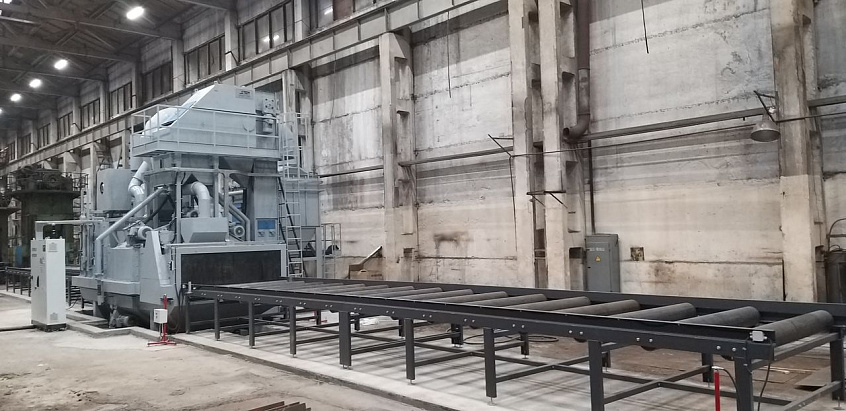 Запуск на ЗАО Брянский автомобильный завод новой  дробеметной установки STEM