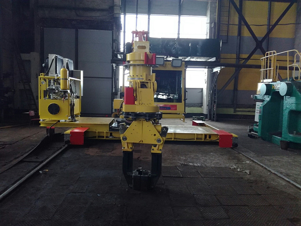 Запуск большого манипулятора на ОАО Силовые Машины