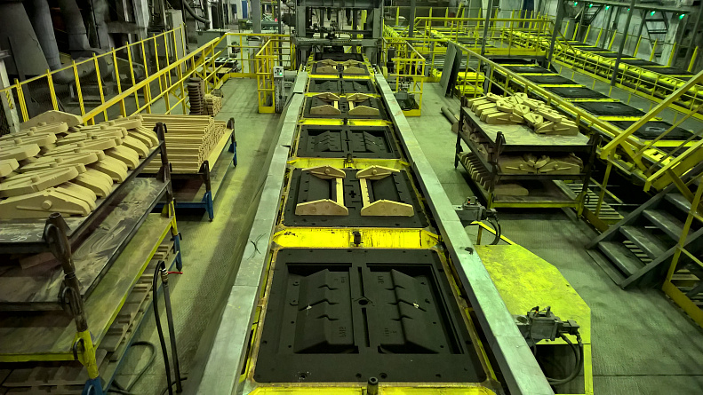 Запуск на РУСАЛ формовочной линии KUTTNER SAVELLI