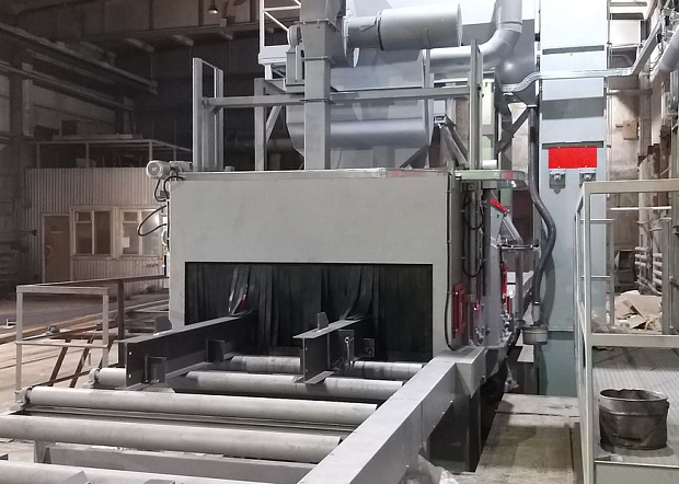 Запуск на ООО УЗМК новой  дробеметной установки STEM