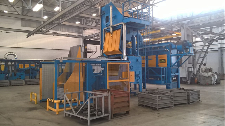 Запуск на ПАО ТМЗ трех дробеметных установок