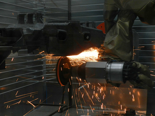 Приемка перед отгрузкой роботизированного модуля для "рам и балок"