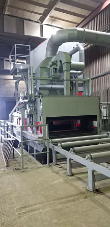 Запуск на ООО УЗМК новой  дробеметной установки STEM