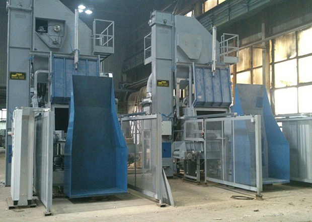 Запуск на ОАО ОМСКТРАНСМАШ дробеметных установок STEM барабанного типа