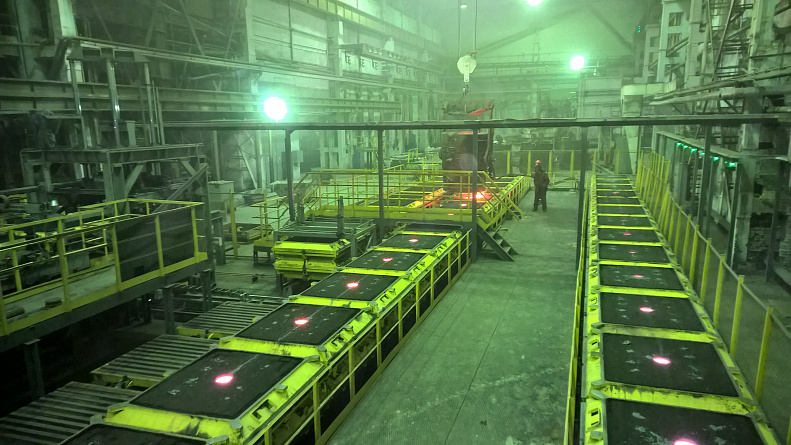 Запуск на РУСАЛ формовочной линии KUTTNER SAVELLI