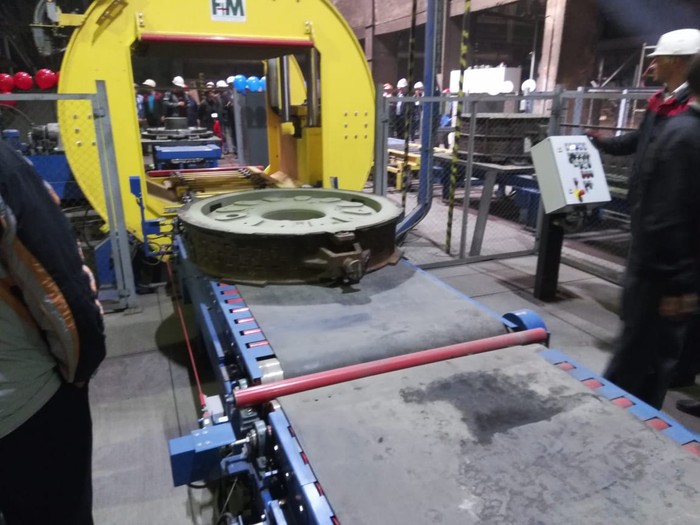 Запуск на ООО ЛВРЗ автоматической формовочной линии FMM