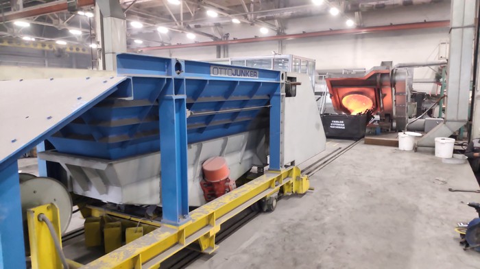 Запуск на ООО КМЗ плавильного комплекса OTTO JUNKER MFT 2x3000 т