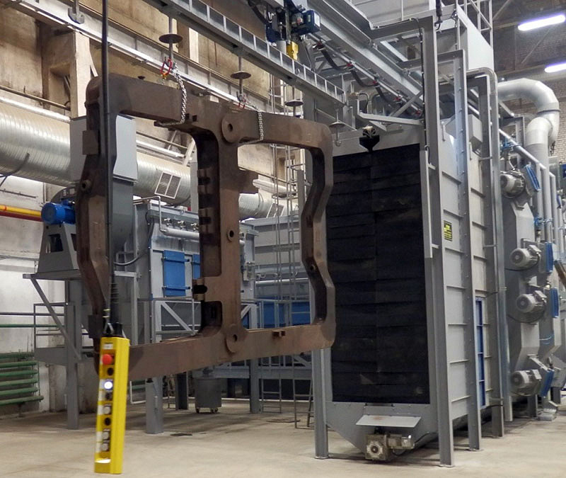 Запуск на ОАО ТВЗ дробеметной машины STEM проходного типа