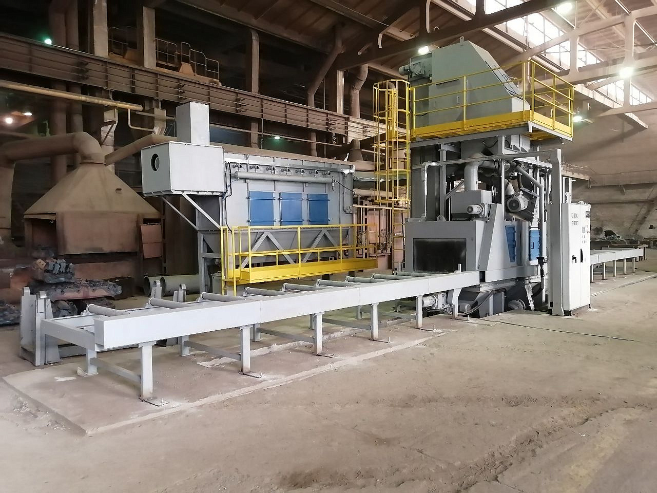 Запуск на АО Муромский стрелочный завод новой  дробеметной установки STEM