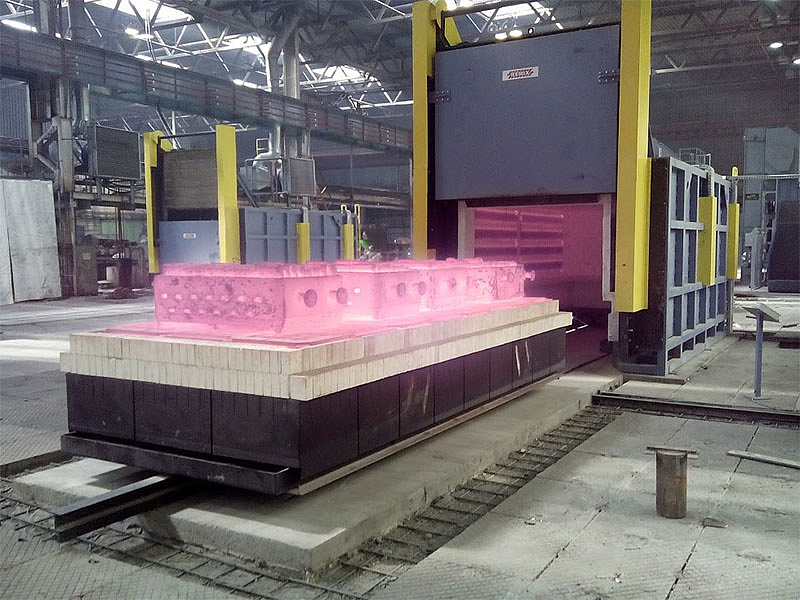 Запуск на ОАО ОМСКТРАНСМАШ термических печей IOB с выкатным подом